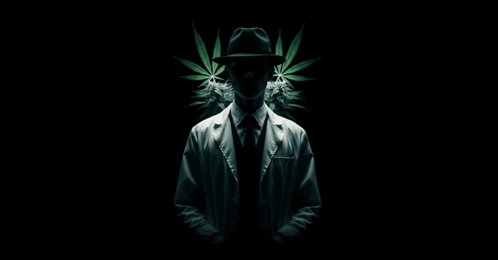 AI Generated image of James Bond Of Cannabis